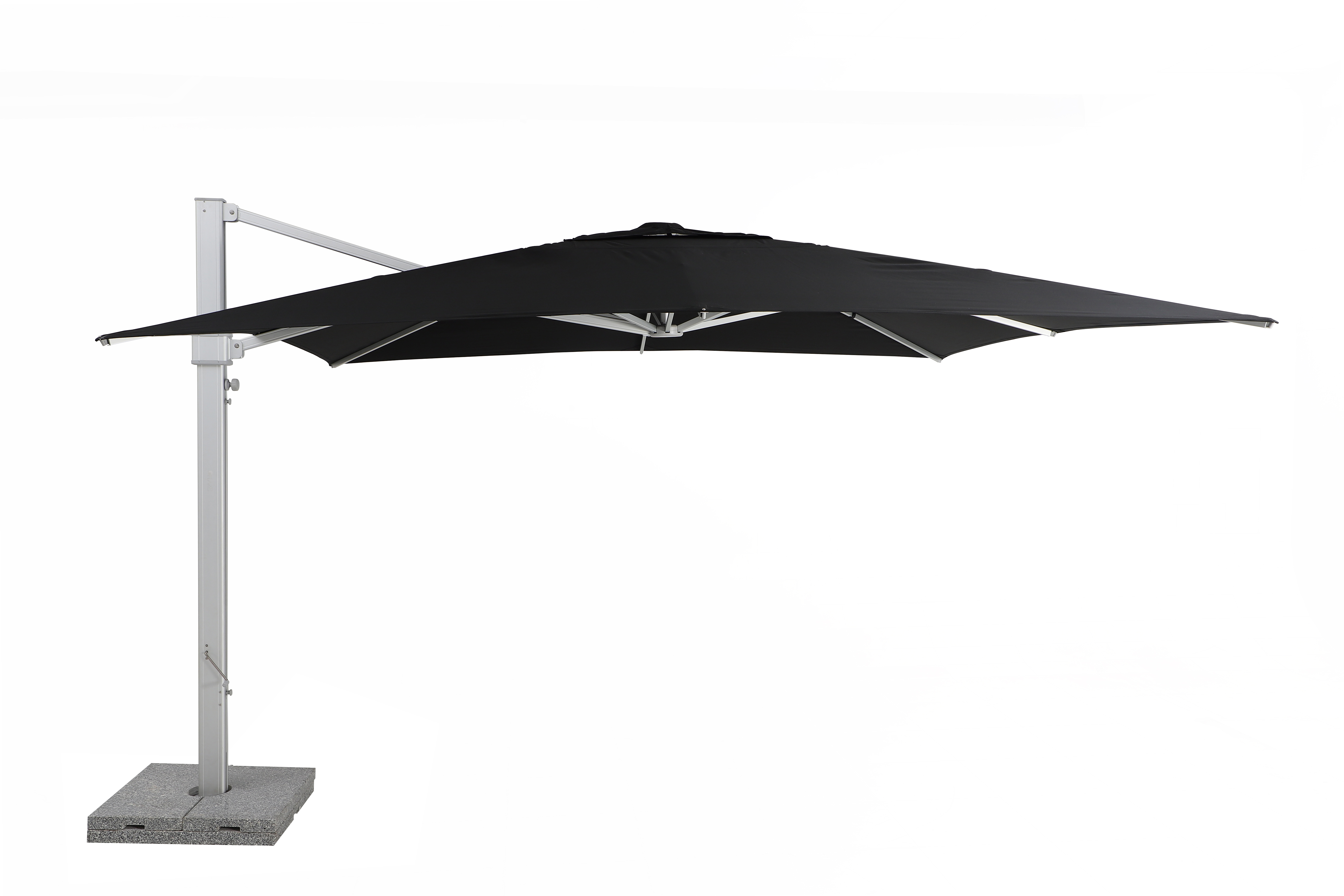 4M Square Heavy Duty Custom Luxury Restaurant Cantilever Patio Garden Outdoor Umbrella Wholesale,MITRE