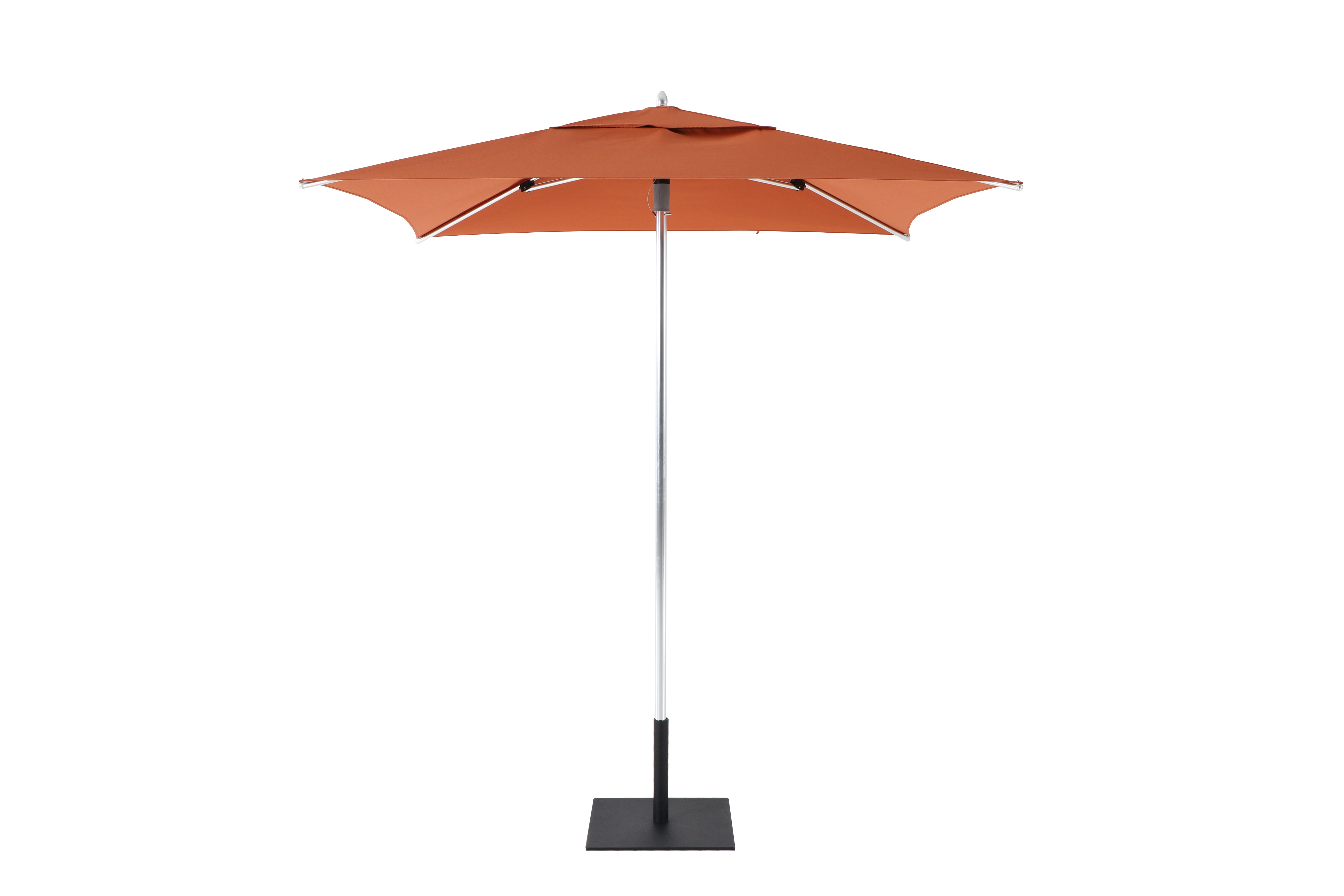 2x2m Square Meter Push-up Patio Balcony Hotel Outdoor Parasol, COCOA